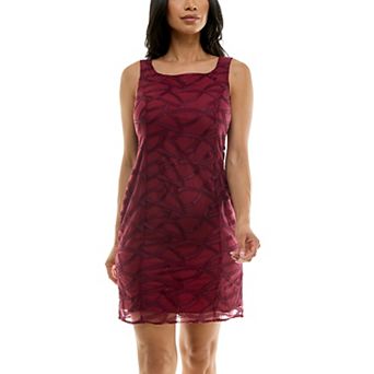 Women's Nina Leonard Bow Back Dress
