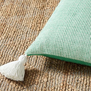 Town & Country Terra Alara Ribbed Texture Indoor / Outdoor Decorative Pillow