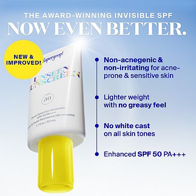Unseen Sunscreen Invisible Broad Spectrum SPF 50 PA +++