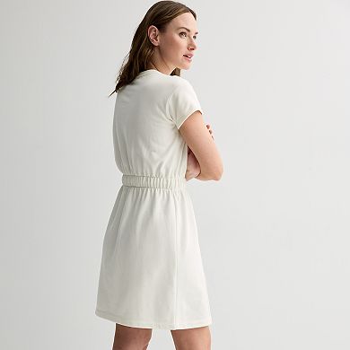 Women's Sonoma Goods For Life® French Terry Cinched Waist Dress