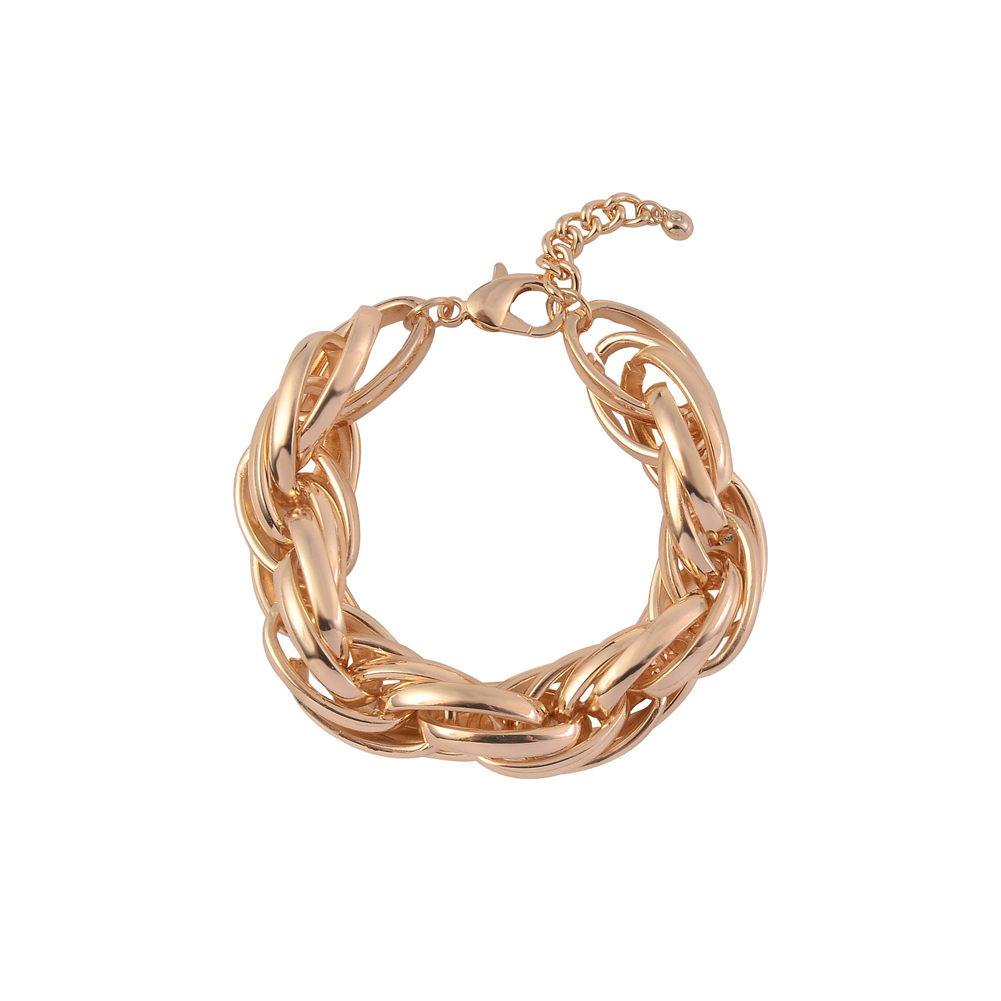 Emberly Gold Tone Chain Link Bracelet, Womens, None