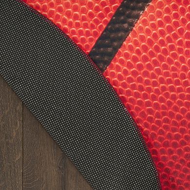 Nourison Imagination Basketball Non-Skid Indoor Rug