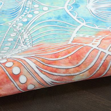 Nourison Imagination Mandala Non-Skid Indoor Rug