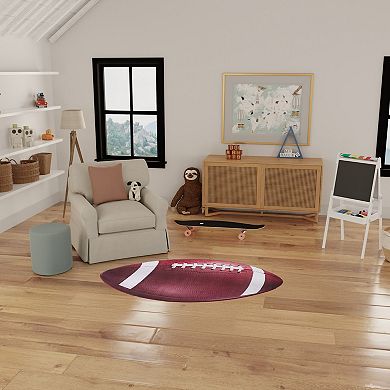 Nourison Imagination Football Non-Skid Indoor Rug