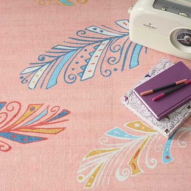 Nourison Imagination Feathers Non-Skid Indoor Rug
