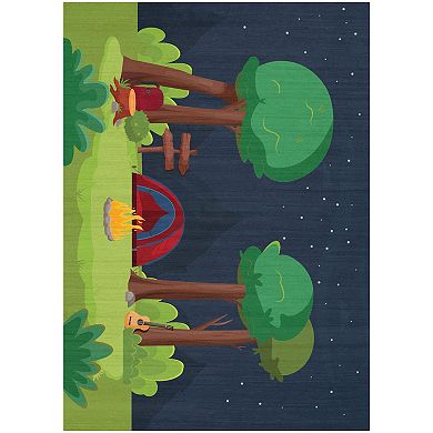 Nourison Imagination Camping Non-Skid Indoor Rug