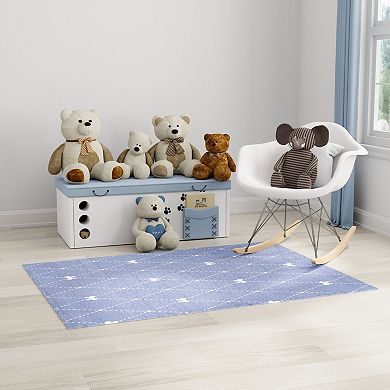 Nourison Imagination Argyle Bows Non-Skid Indoor Rug