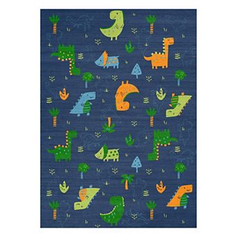 Nourison Imagination Dinosaurs Non-Skid Indoor Rug