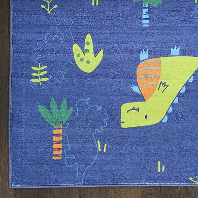 Nourison Imagination Dinosaurs Non-Skid Indoor Rug