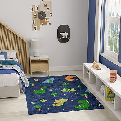 Nourison Imagination Dinosaurs Non-Skid Indoor Rug