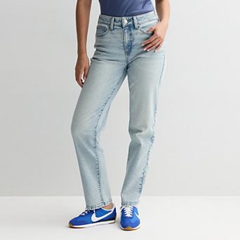Juniors' SO® Curvy High Rise '90s Straight Jeans