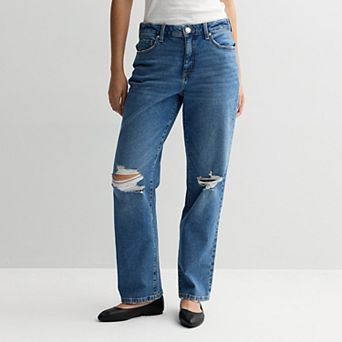 Juniors' SO® Curvy High Rise '90s Straight Jeans