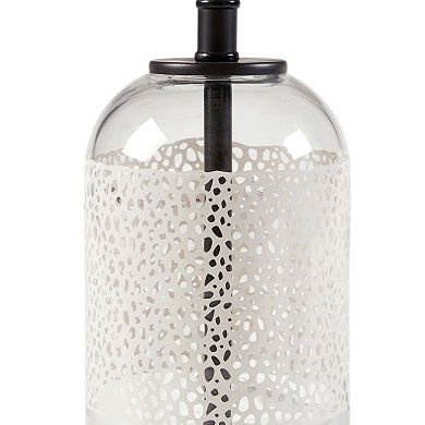 Interlace Glass Accent Table Lamp