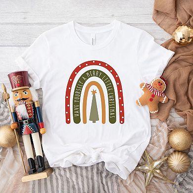 Boho Have Yourself Rainbow Short Sleeve Graphic Tee