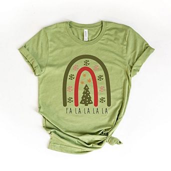 Boho Fa La La Rainbow Short Sleeve Graphic Tee