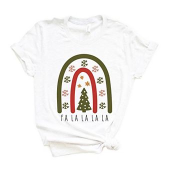 Boho Fa La La Rainbow Short Sleeve Graphic Tee