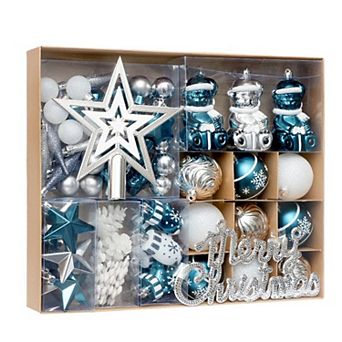 70 pc Christmas Balls Ornaments for Tree Decor, Christmas Tree Decorations Hanging Baubles