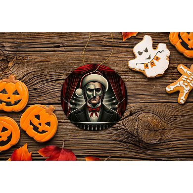 Phantom of the Opera Ceramic Ornament, Menacing Holiday Gift for Halloween Tree
