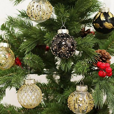 25Pcs Christmas Balls Ornaments for Tree Decor, Christmas Tree Decorations Hanging Baubles