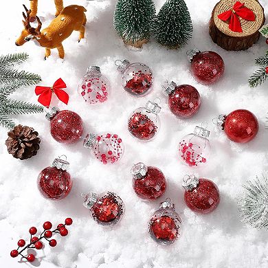 30Pcs Christmas Balls Ornaments for Tree Decor, Christmas Tree Decorations Hanging Baubles