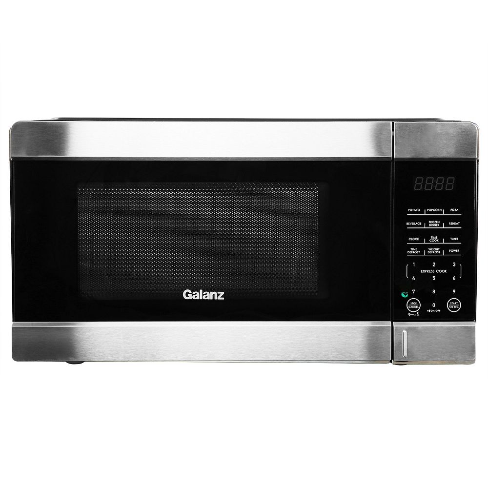 Galanz 1.1 cu ft 1000W Countertop Microwave Oven with One Touch