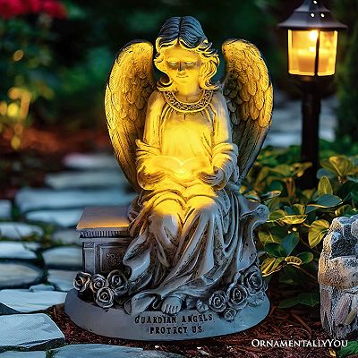 Angel hotsell Outdoor Garden Decor Statues, Outdoor Patio Angel Art Garden