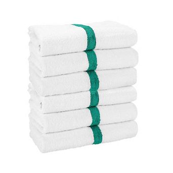 Arkwright Power Gym Cotton Bath Towels (6 Pack), 22x44