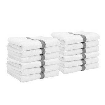 Arkwright Power Gym Cotton Hand Towels (12 Pack), 16x27