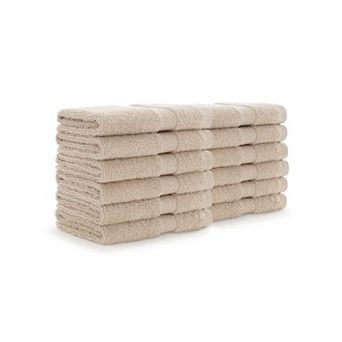 Arkwright True Color Cotton Washcloths (12 Pack), 12x12 in.