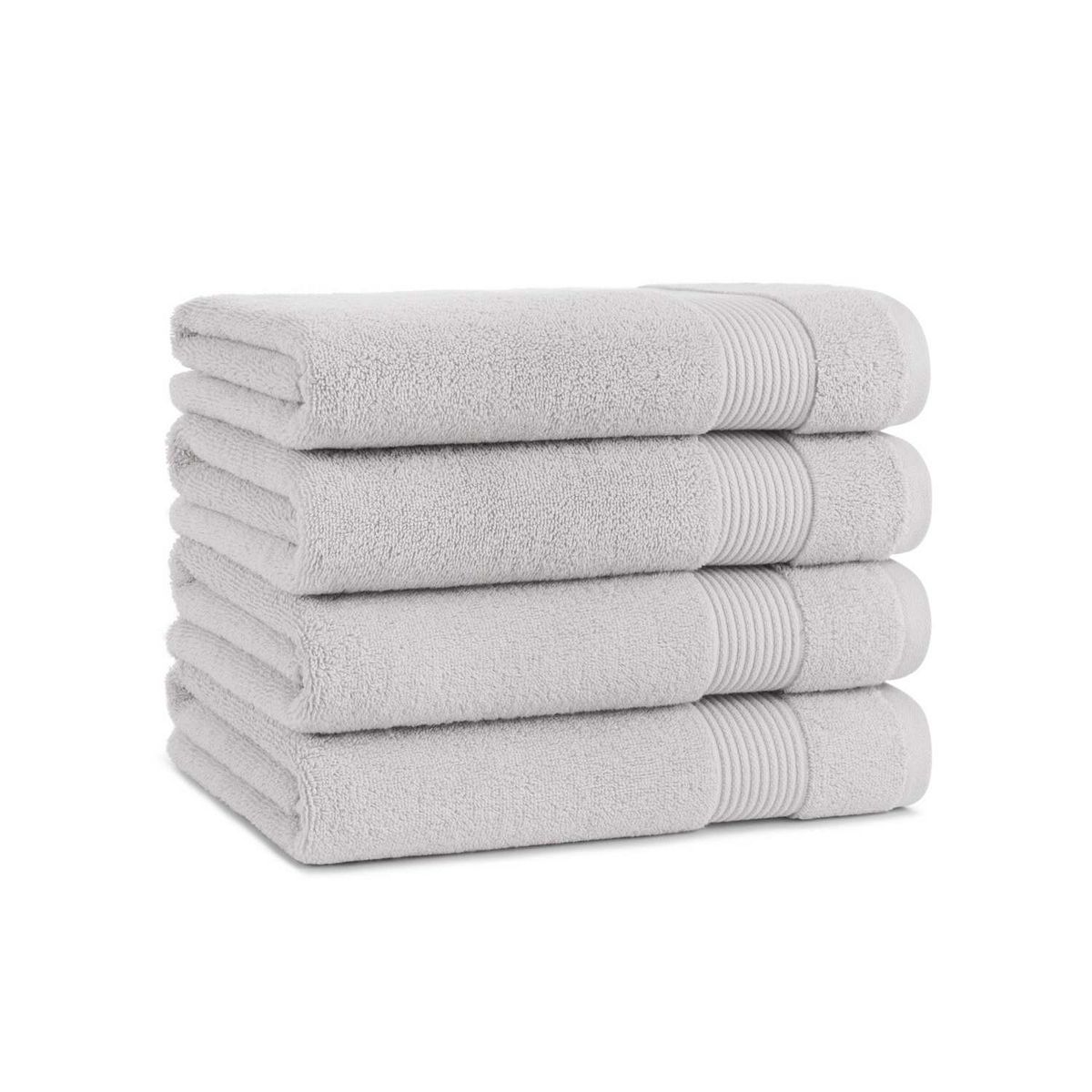 Host & Home Bath Towels 27x54 (4-Pack) - Titanium Grey