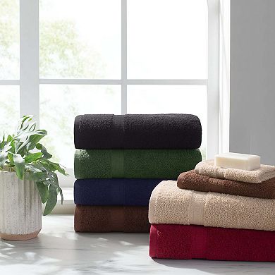 Arkwright True Color Cotton Bath Towels (Pack of 6), 25x52 in.