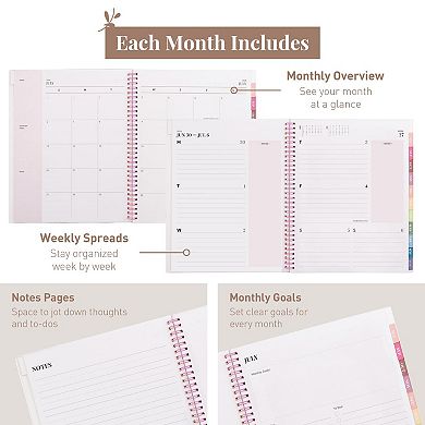 Rileys & Co Planner 2025-2026 Academic Year, 12-month Dynamic Diagonal Weekly Planner