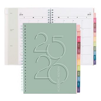 Rileys & Co 2025-2026 12-month Academic Weekly & Monthly Agenda Planner