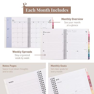 Rileys & Co Planner 2025-2026 Academic Year, 12-month Classic Weekly Planner