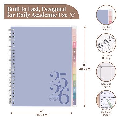 Rileys & Co Planner 2025-2026 Academic Year, 12-month Classic Weekly Planner