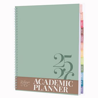 Rileys & Co Planner 2025-2026 Academic Year, 12-month Classic Weekly Planner