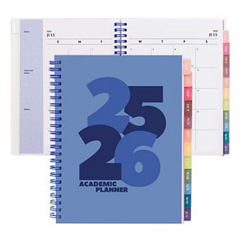 Rileys & Co 2025-2026 12-month Academic Weekly & Monthly Agenda Planner