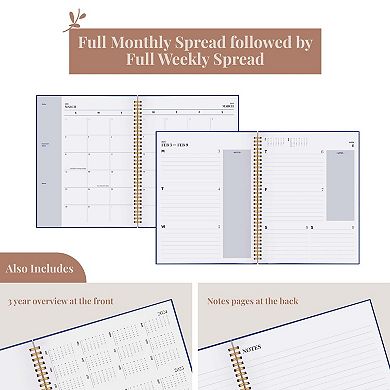 Rileys & Co Planner 2024-2025 Academic Year, 18-month Floating Weekly Planner