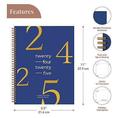 Rileys & Co Planner 2024-2025 Academic Year, 18-month Floating Weekly Planner