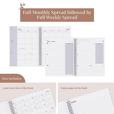 Rileys & Co Planner 2024-2025 Academic Year, 18-month Curly Weekly Planner