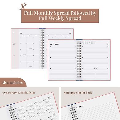 Rileys & Co Planner 2024-2025 Academic Year, 18-month Simple Weekly Planner