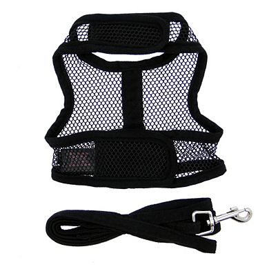 Doggie Design Cool Mesh Dog Netted Harness With Leash