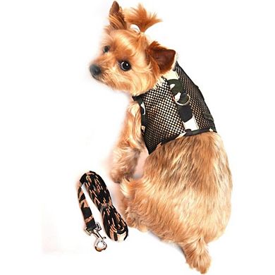 Doggie Design Cool Mesh Dog Netted Harness With Leash