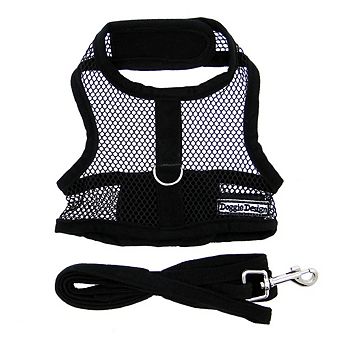 Doggie Design Cool Mesh Dog Netted Harness With Leash