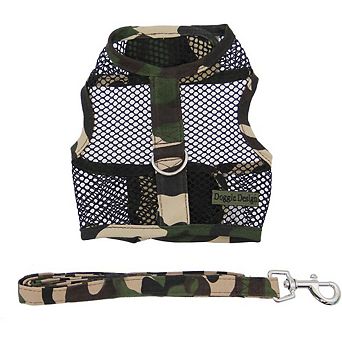 Doggie Design Cool Mesh Dog Netted Harness With Leash