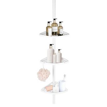 3 tier Rustproof Shower Caddy Corner For Bathtub Storage