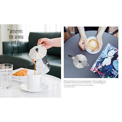 Aluminum Coffee Maker - 12 Cup