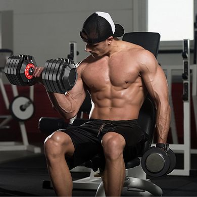 Merax Adjustable Dumbbell Set, 10 In 1 Free Dumbbell