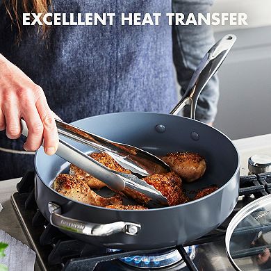 GreenPan Valencia Pro 4.5-qt. Hard Anodized Aluminum Ceramic Nonstick Sauté Pan with Lid