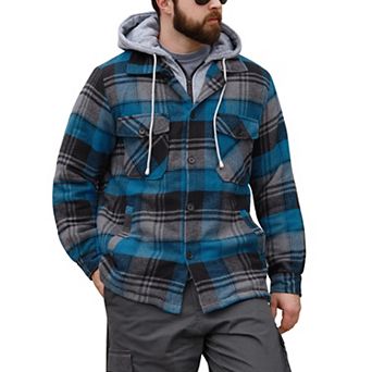 Men's Victory Outfitters Sherpa Lined Flannel Shirt Jacket